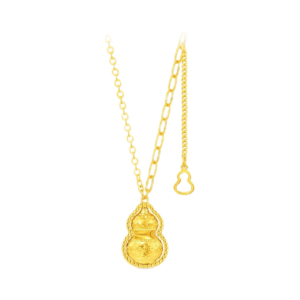 24k Gold Pendant Necklace 9.1g